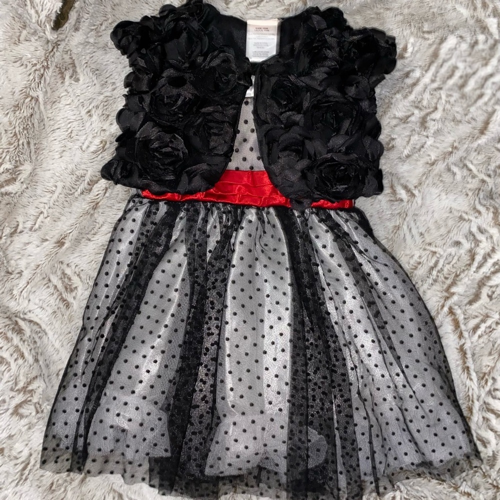 Nannette Baby Satin Dress Size 18M